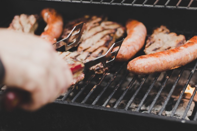 ジープ島でのBBQ