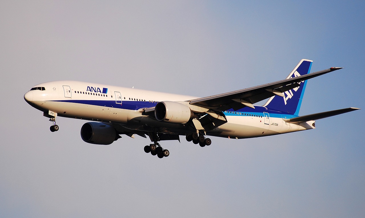 ANAの飛行機の写真